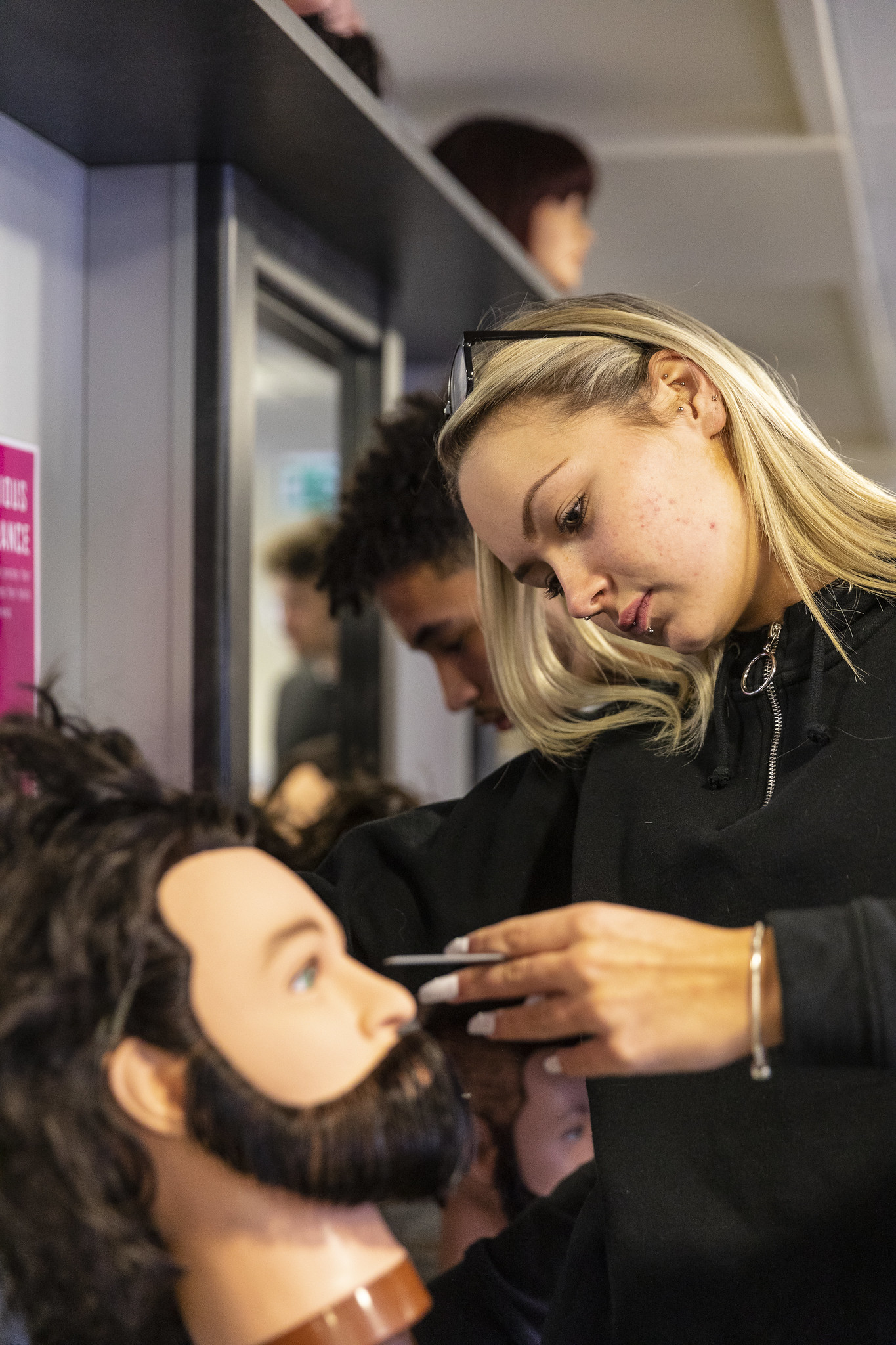 Brooks Hair & Beauty Bedford Student Barber Image + Text